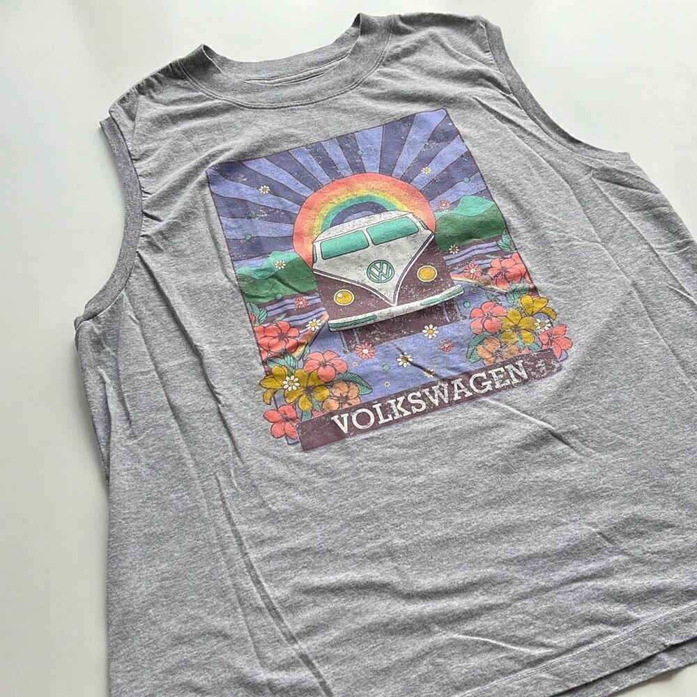 Volkswagen Sleeveless Graphic T Shirt Womens XXL
